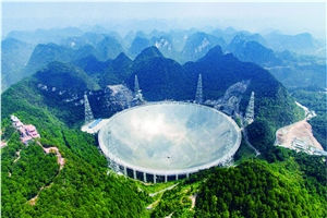【精】图1-2 中国500米口径球面射电望远镜（英文简称FAST）
