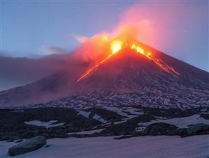 volcanic eruption