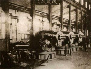 江南机器制造总局的炮厂炮房内景