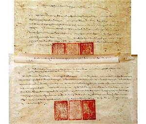 1793年清政府颁布的《钦定藏内善后章程》（藏文版局部）