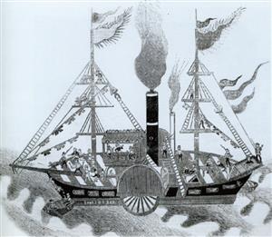 鸦片战争前被清朝人称为“火妖船”的蒸汽船