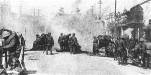 1937年，侵华日军炮击南京城
