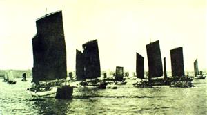 渡江战役中的解放军战船