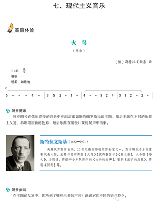 《火鸟》曲谱