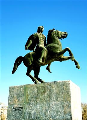 马其顿亚历山大大帝雕像
