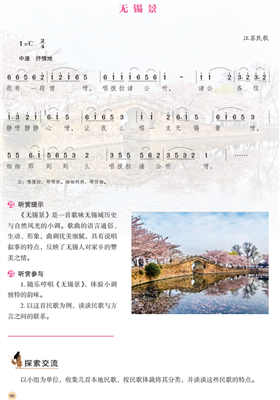 《无锡景》曲谱