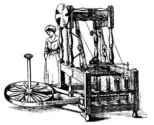 水力纺纱机（示图）