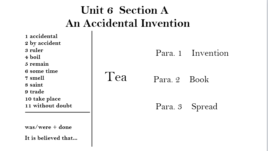 Section A Reading An Accidental Invention