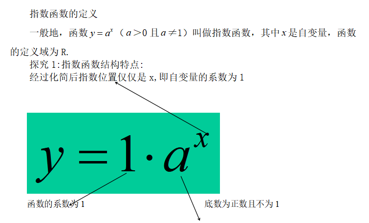 4.2.1 指数函数的概念